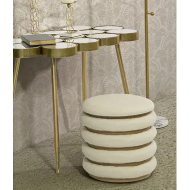 PUFF DAMASCO LINE 40X42 cm